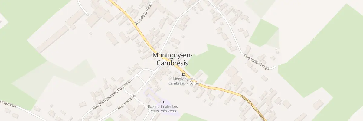 Plan du 3 Rue Gambetta à Montigny-en-Cambrésis