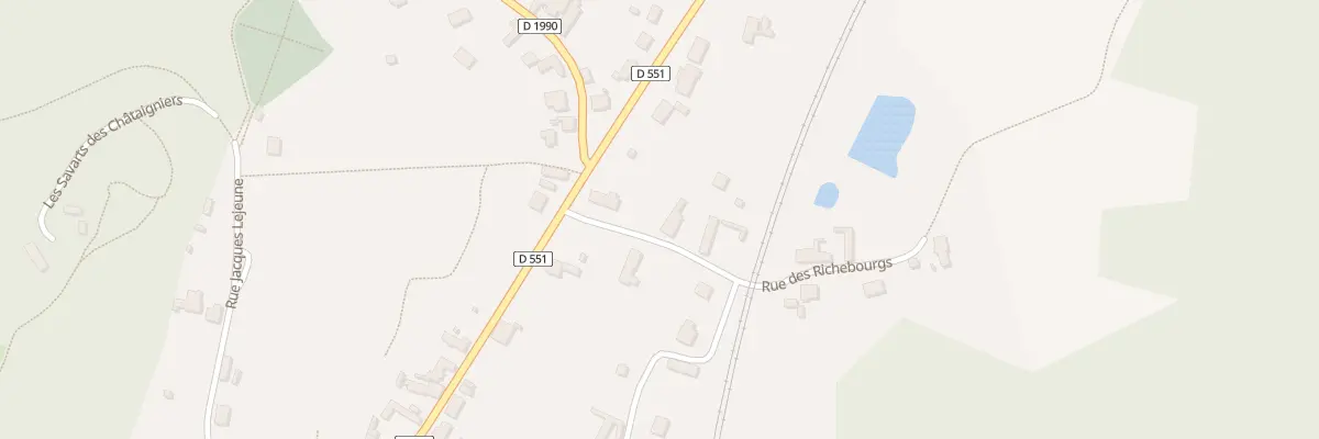 Plan du 74 Rue des Richebourgs à Vauxaillon