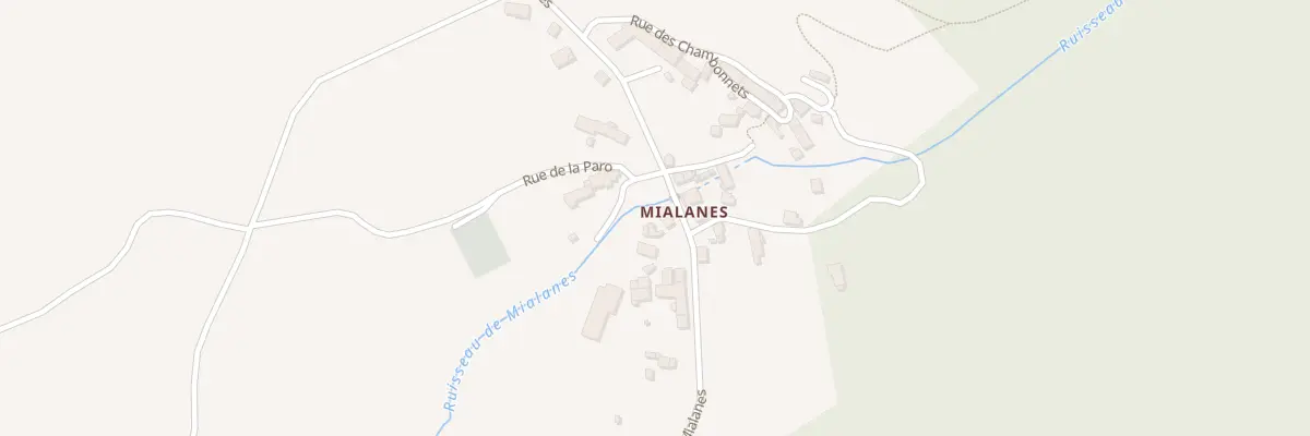 Plan du 5178 Mialanes au Malzieu-Forain