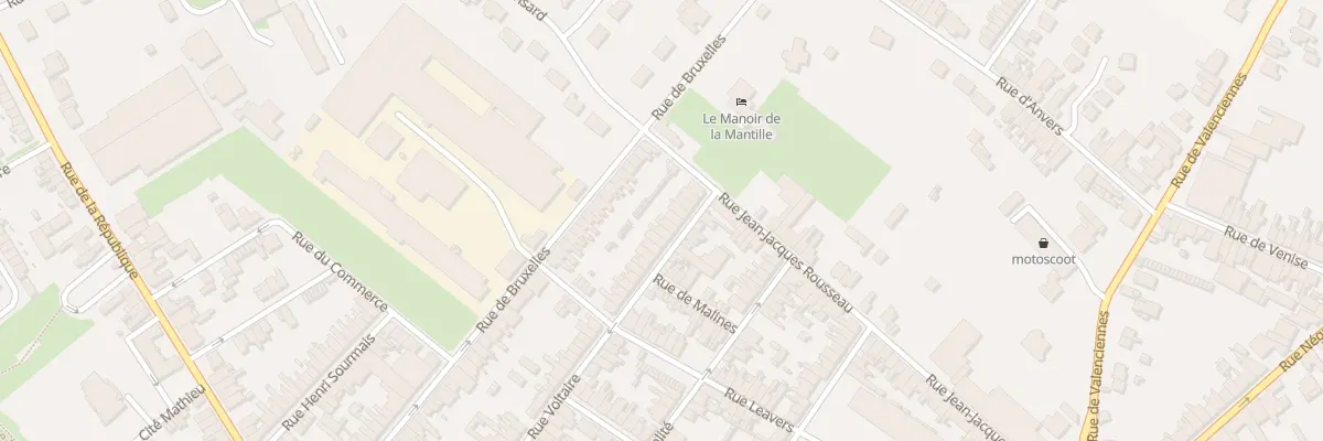 Plan du 83 Rue Voltaire à Caudry