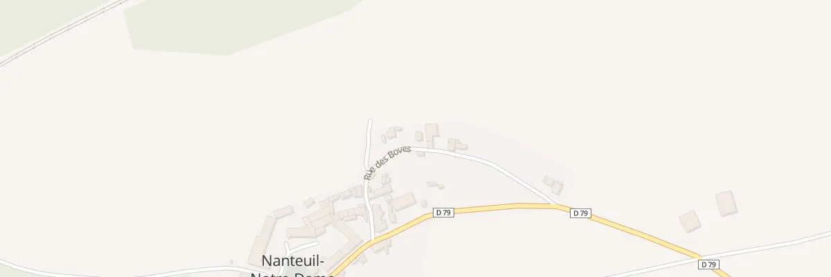 Plan du 7 Rue des Boves à Nanteuil-Notre-Dame