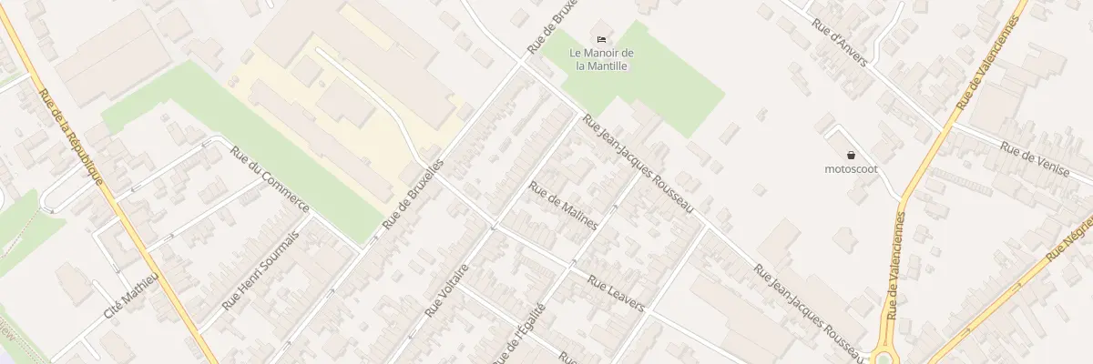 Plan du 16 Rue de Malines à Caudry