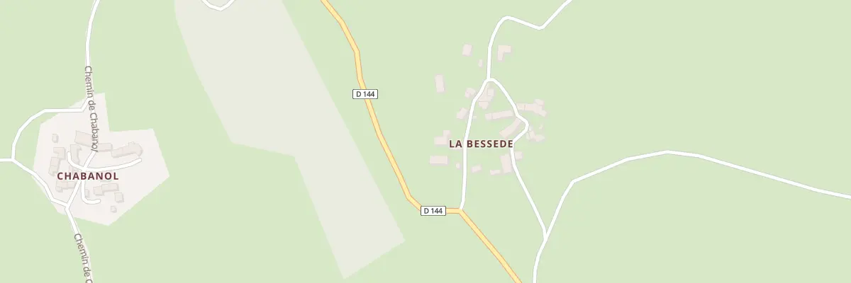 Plan du 5633 La Bessede à Saint-Étienne-sur-Usson