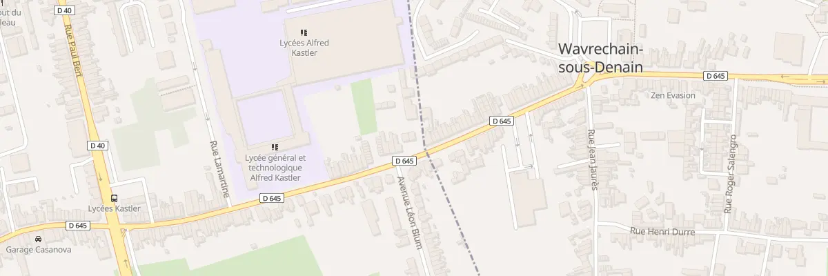 Plan du 159 Rue Paul Elie Casanova à Denain
