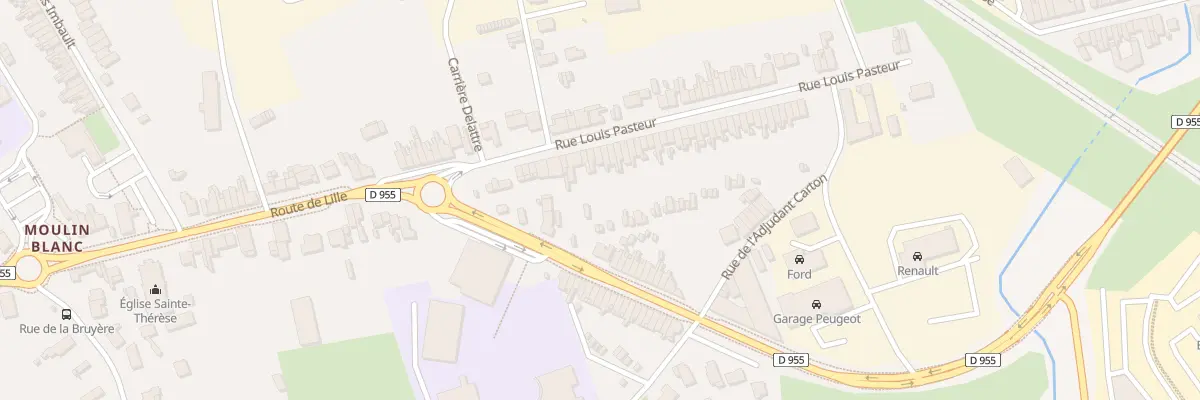 Plan du 285 Rue Louis Pasteur à Saint-Amand-les-Eaux