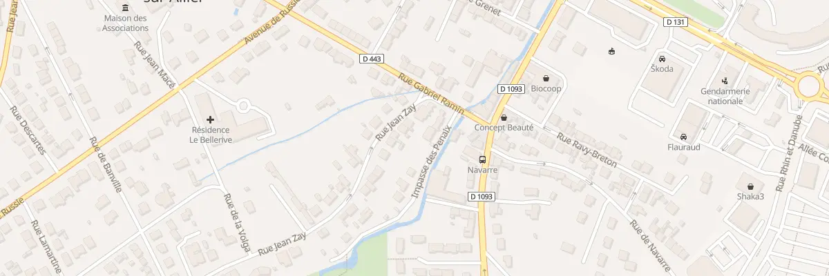 Plan du 6 Rue Jean Zay à Bellerive-sur-Allier