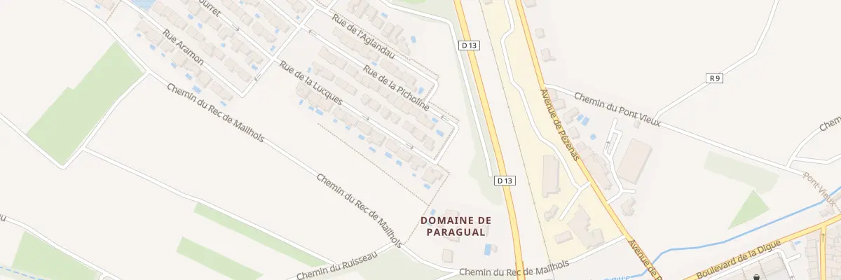 Plan du 19 Rue de la Lucques à Saint-Thibéry