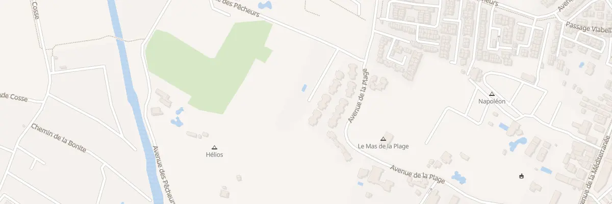Plan du 644 Av des Pecheurs à Vias