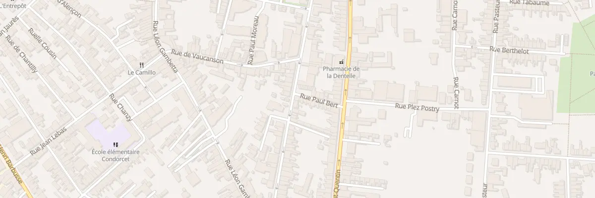 Plan du 73B Rue de la Paix à Caudry