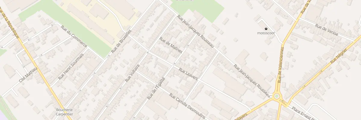 Plan du 46 Rue de l’Egalité à Caudry
