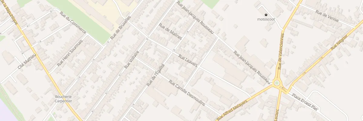 Plan du 9 Rue Leavers à Caudry