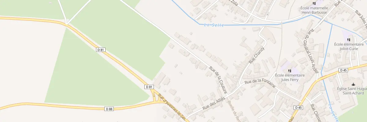 Plan du 11 Rue de la Couture à Haspres
