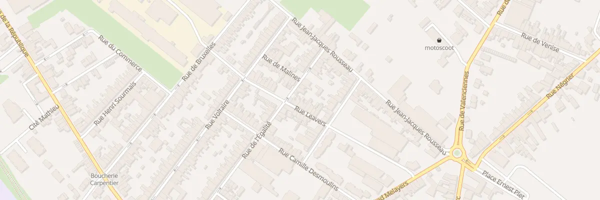 Plan du 16 Rue Leavers à Caudry
