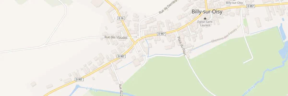 Plan du 6 Pl du Poteau à Oisy