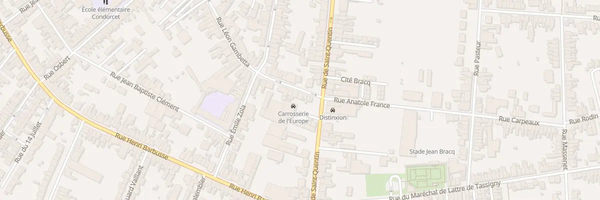 Plan du 112 Rue Leon Gambetta à Caudry