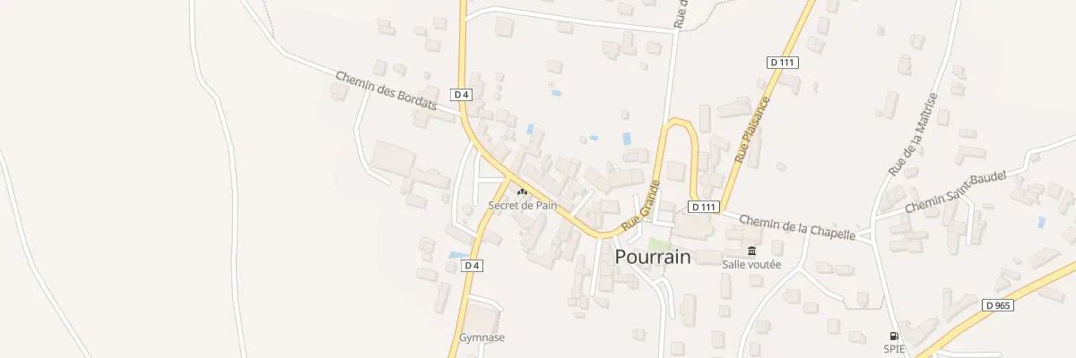 Plan du 24 Rue Grande à Pourrain