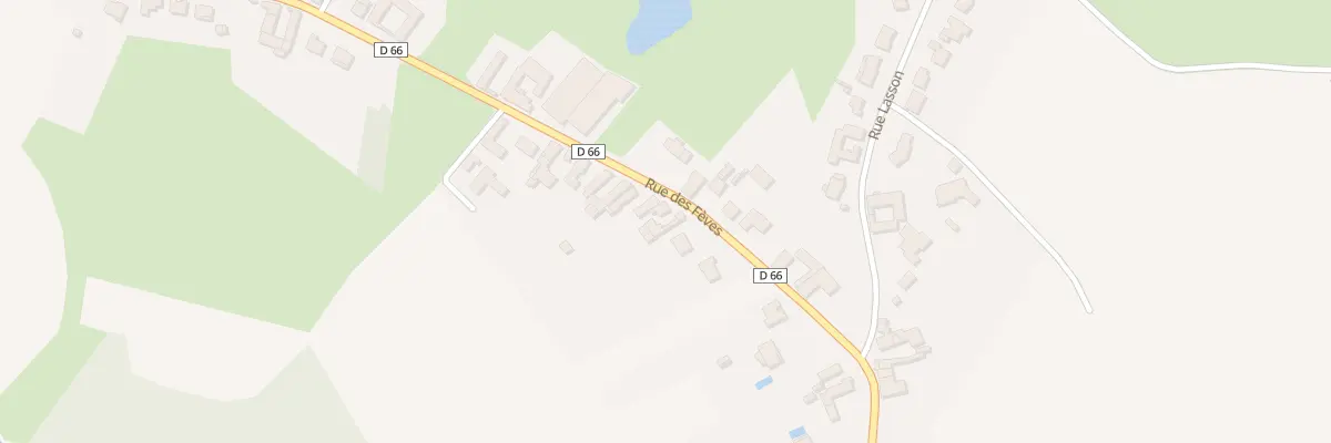 Plan du 2735 Rue des Fèves à Lecelles
