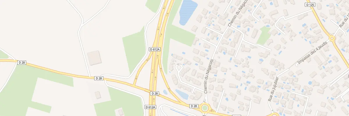 Plan du 28 Rue du Clos du Romarin à Bessan