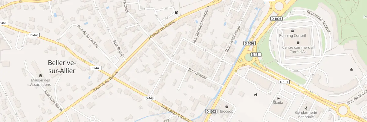 Plan du 16 Rue Grenet à Bellerive-sur-Allier