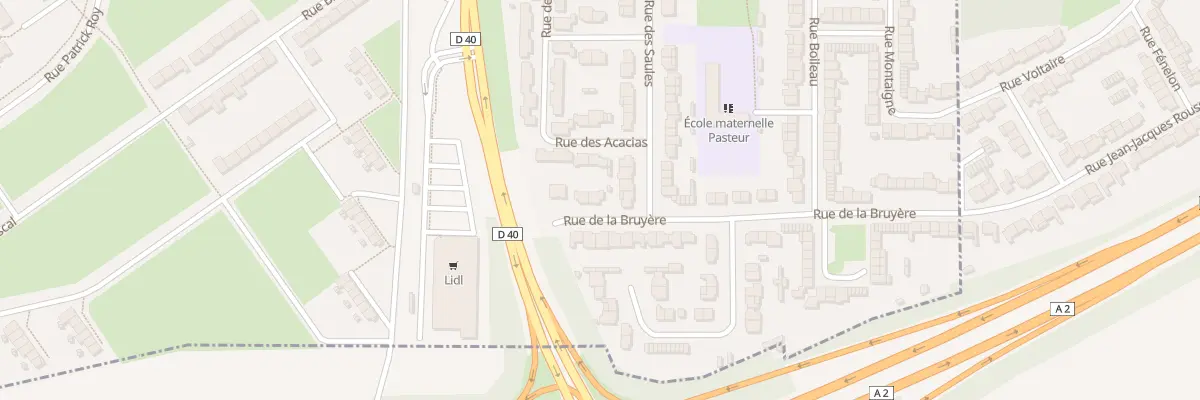 Plan du 38 Rue la Bruyère à Denain