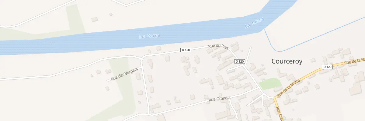 Plan du 21 Rue du Port à Courceroy