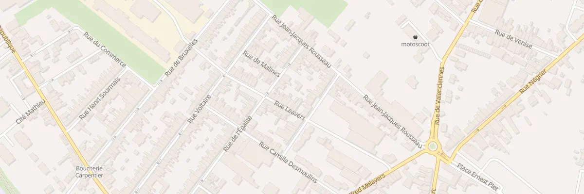 Plan du 10 Rue Leavers à Caudry