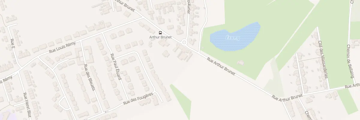 Plan du 70 Rue Arthur Brunet à Haveluy