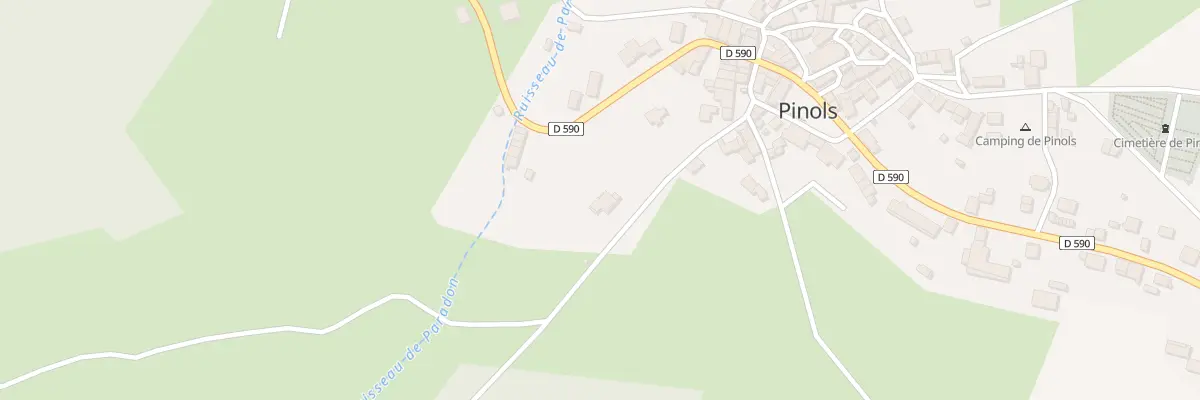 Plan du 5050 Le Bourg à Pinols