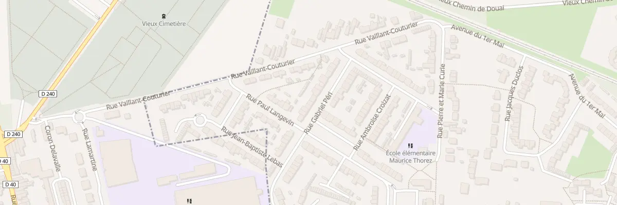 Plan du 20 Rue Gabriel Peri à Wavrechain-sous-Denain
