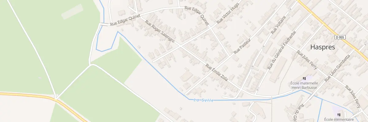 Plan du 35 Rue Emile Zola à Haspres