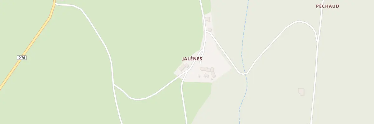 Plan du 5211 Jalènes à Sugères