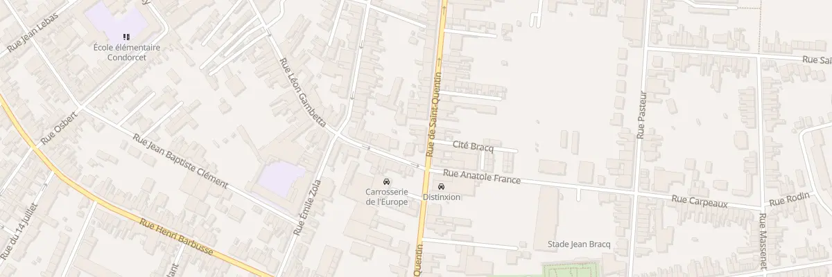 Plan du 154 Rue de Saint-quentin à Caudry