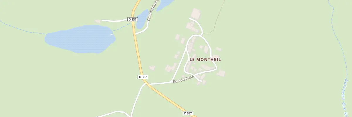 Plan du 61 Rue des fontaines à Fayet-le-Château