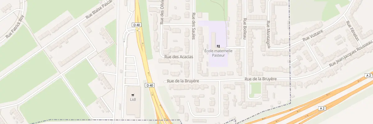 Plan du 34 Rue des Saules à Denain
