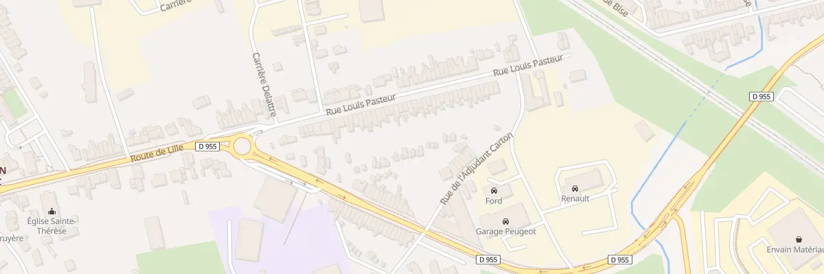 Plan du 223 Rue Louis Pasteur à Saint-Amand-les-Eaux