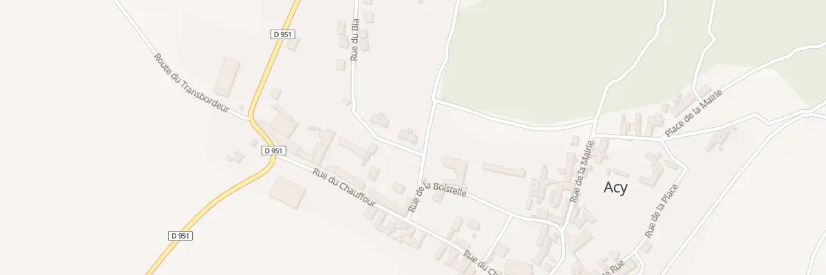 Plan du 6 Rue du Bia à Acy