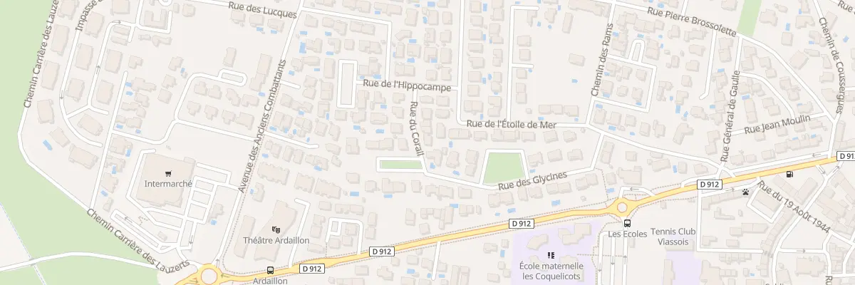 Plan du 1 Rue du Corail à Vias