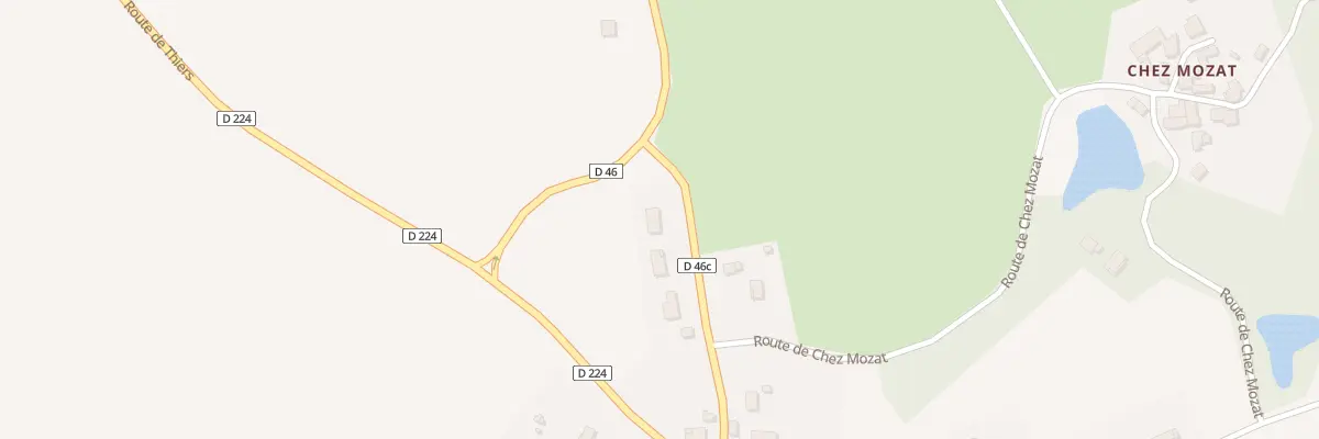 Plan du 7 Rte de Puy Guillaume à Crevant-Laveine