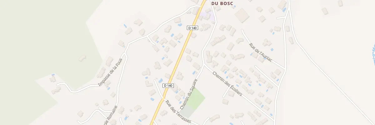 Plan du 9 Av Saint Vincent au Bosc