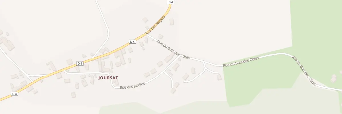 Plan du 5021 Joursat à Vinzelles