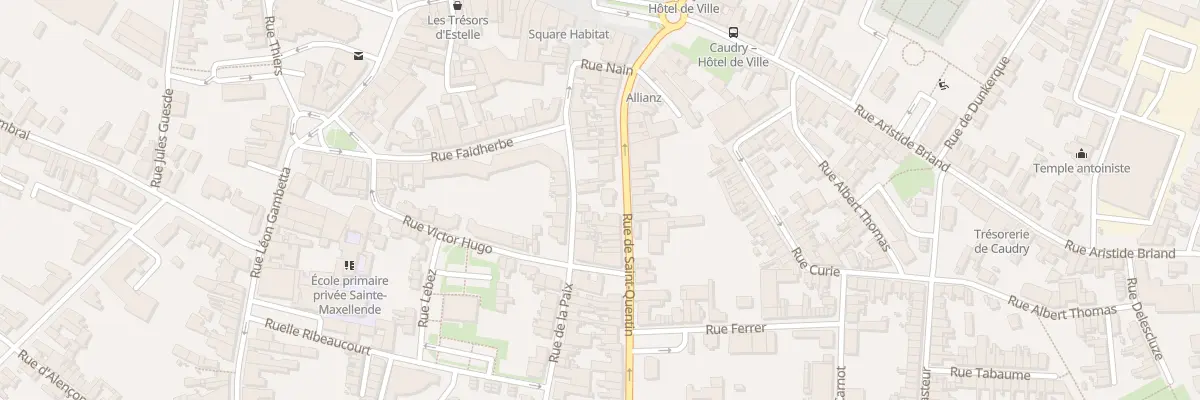 Plan du 30 Rue de Saint-quentin à Caudry