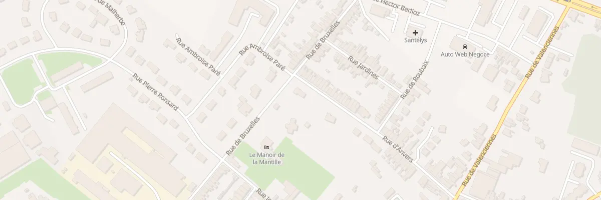 Plan du 98 Rue de Bruxelles à Caudry