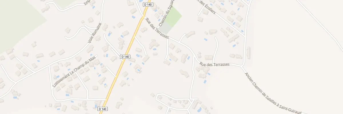Plan du 2B Rue des Terrasses au Bosc