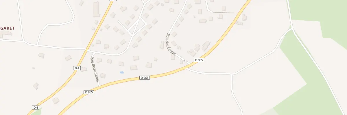 Plan du 3 Rue des Ecoles à Pourrain