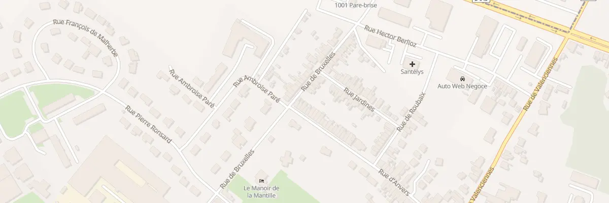 Plan du 3 Rue d’Anvers à Caudry