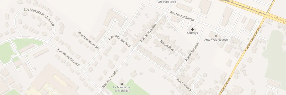Plan du 5 Rue d’Anvers à Caudry
