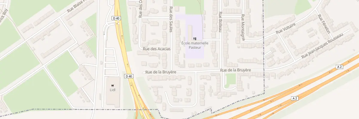Plan du 33 Rue des Saules à Denain