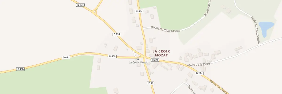 Plan du 5092 La Croix Mozat à Crevant-Laveine
