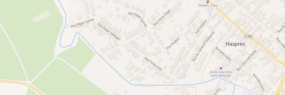 Plan du 10 Rue Emile Zola à Haspres
