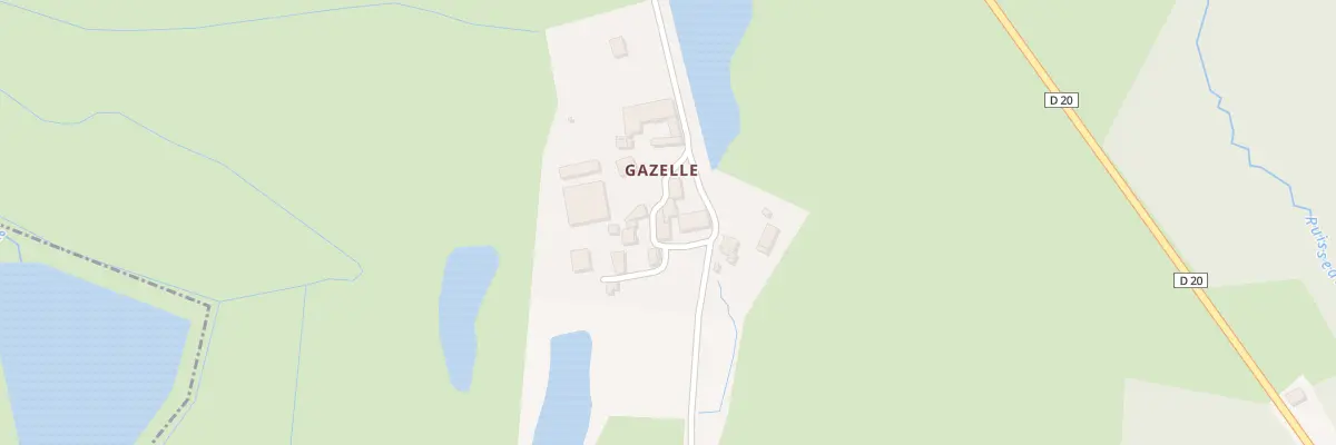Plan du 5 Gazelle à Bort-l’Étang